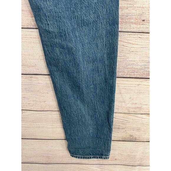 Madewell Relaxed Taper Leg Jeans Women's Size 32x34‎ Blue Medium Wash Denim - Picture 15 of 15